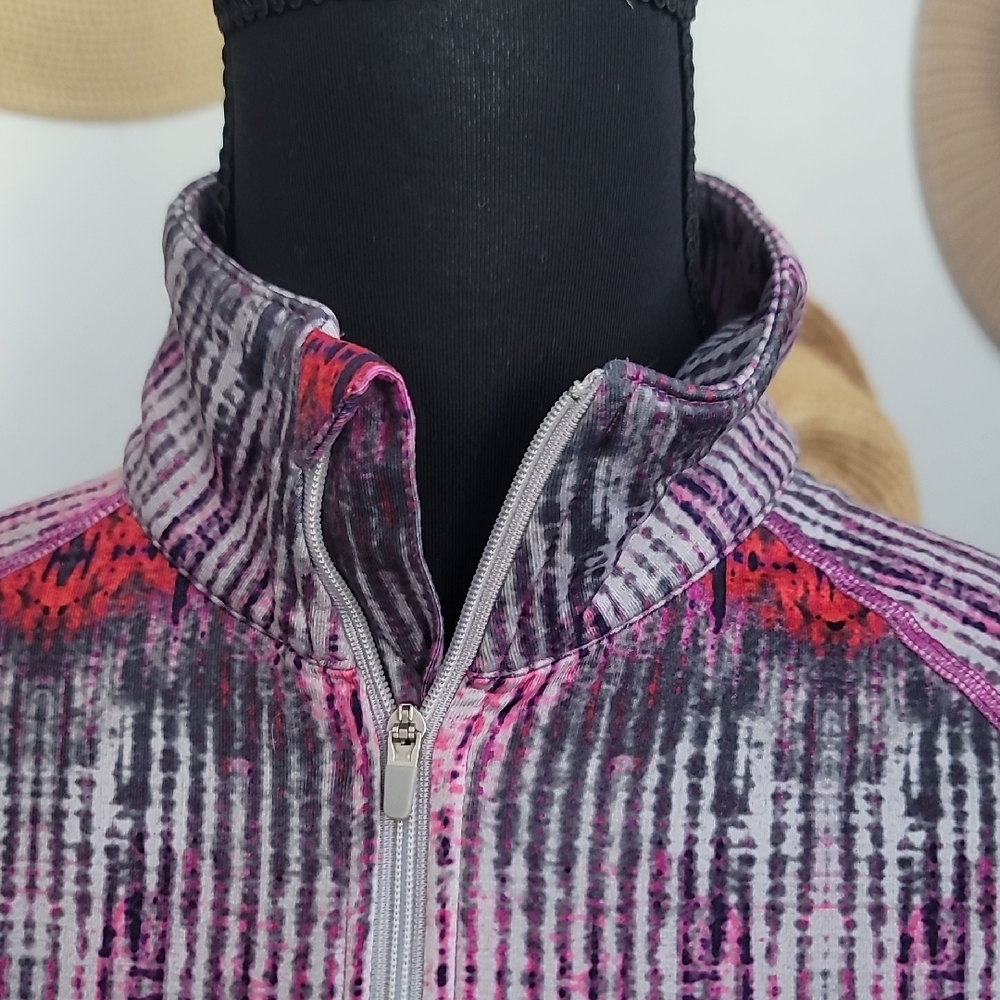 Nike Dri-FIT Pro Combat Pink and Gray Shirt - Picture 4 of 7